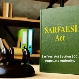 Sarfaesi Act Section 30C Appellate Authority.