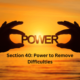 Section 40: Power to Remove Difficulties