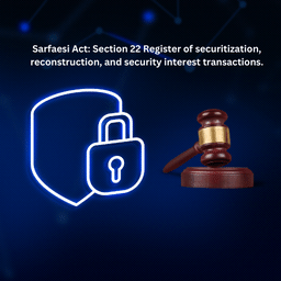 Sarfaesi Act: Section 22 Register of securitization, reconstruction, and security interest transactions.