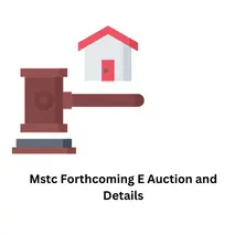 Mstc Forthcoming E Auctions