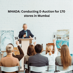 MHADA: Conducting E-Auction for 170 stores in Mumbai