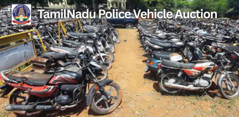 TN Police Vehicle Auction 2025 – Drug Case Seized Vehicles Sale