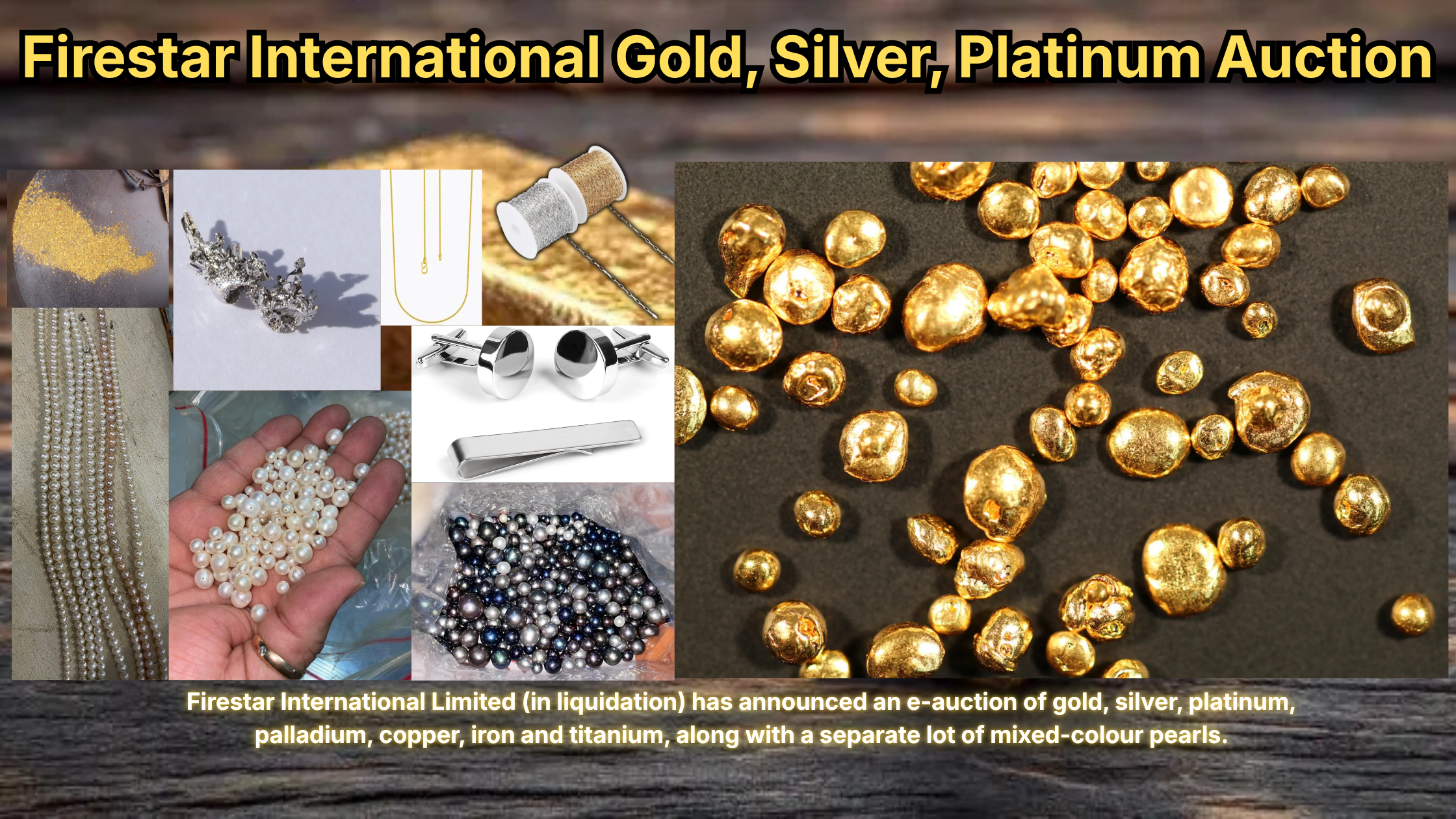 Firestar International Gold Auction 2026: E-Auction Date, EMD, Lot Details