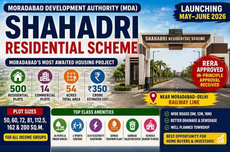 Moradabad Sahyadri Housing Scheme 2026: Lottery for 501 Plots on September 9
