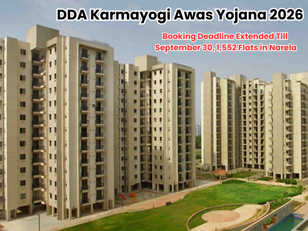 DDA Karmayogi Awas Yojana 2026 Deadline Extended Till September 30