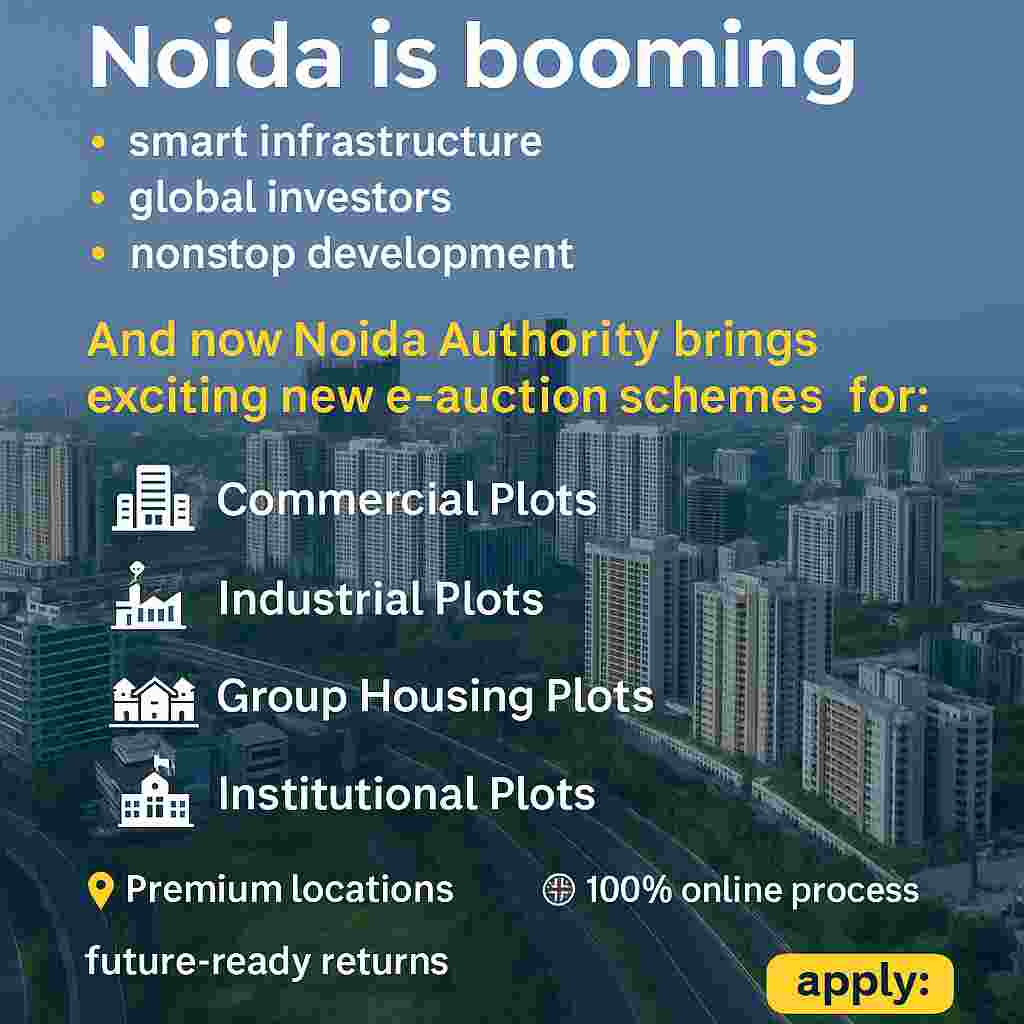 Noida Authority Launches Multiple E-Auction Opportunities