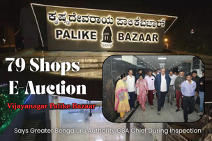 Palike Bazaar Shops to Be Allotted via E-Auction, Says GBA Chief During Inspection