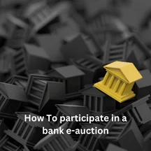 How To participate in a bank e-auction