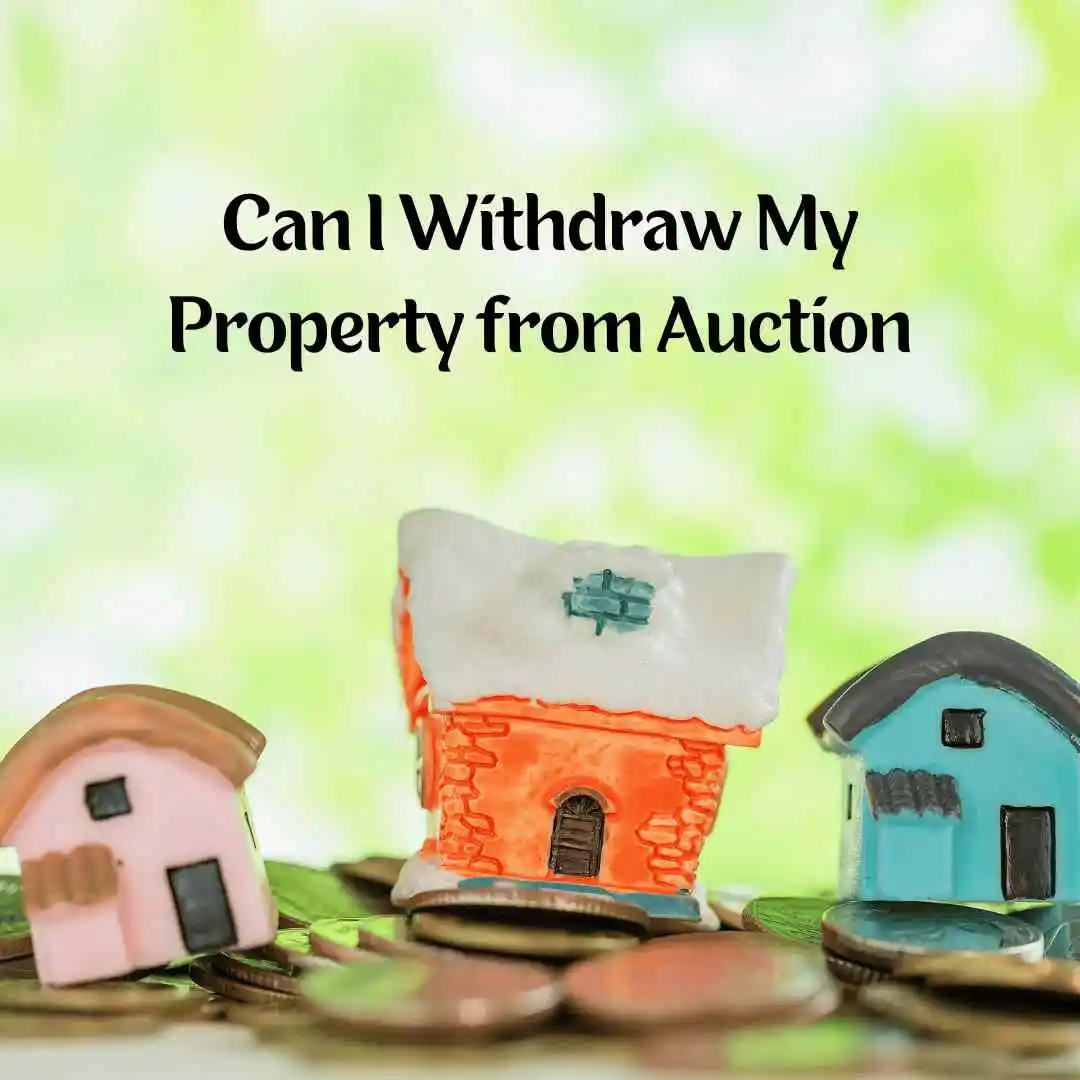 How Can i withdraw my property from auction