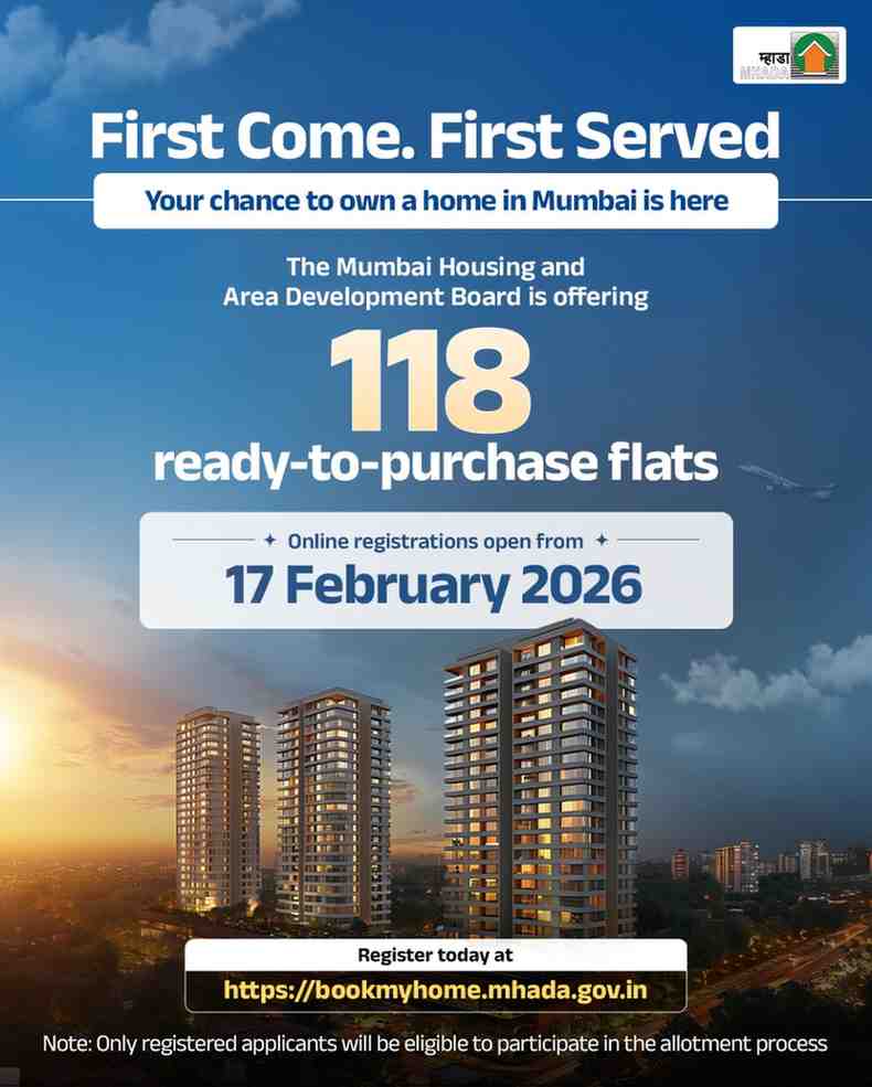 MHADA 118 Flats in Mumbai