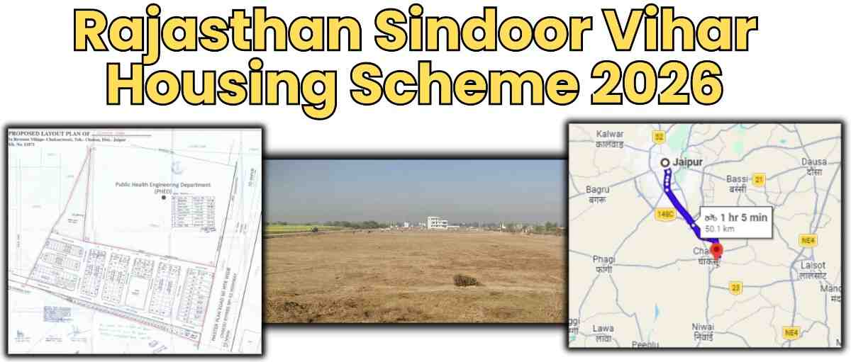 Sindoor Vihar Housing Scheme 2026: 152 Residential Plots Announced in Jaipur via Lottery