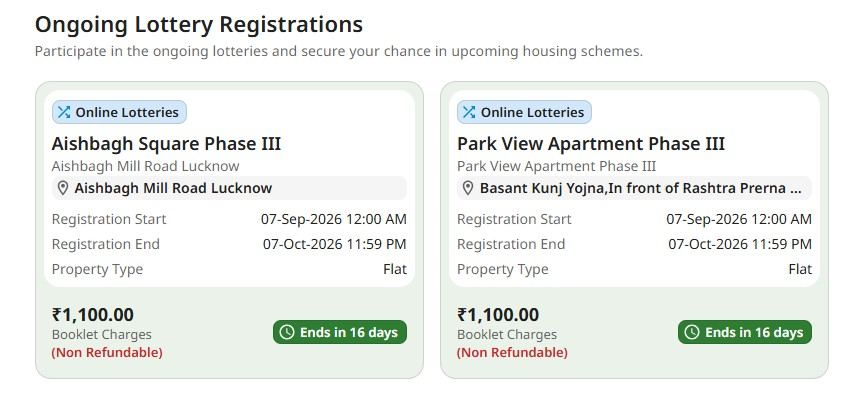 Park View Apartment project has 364 flats. It mentions that the 3 BHK flats start from ₹75 lakh, while 3 BHK plus study is stated to start from ₹95 lakh. The source gives approximate areas of 155 square metres for 3 BHK and 195 square metres for the 3 BHK plus servant configuration.