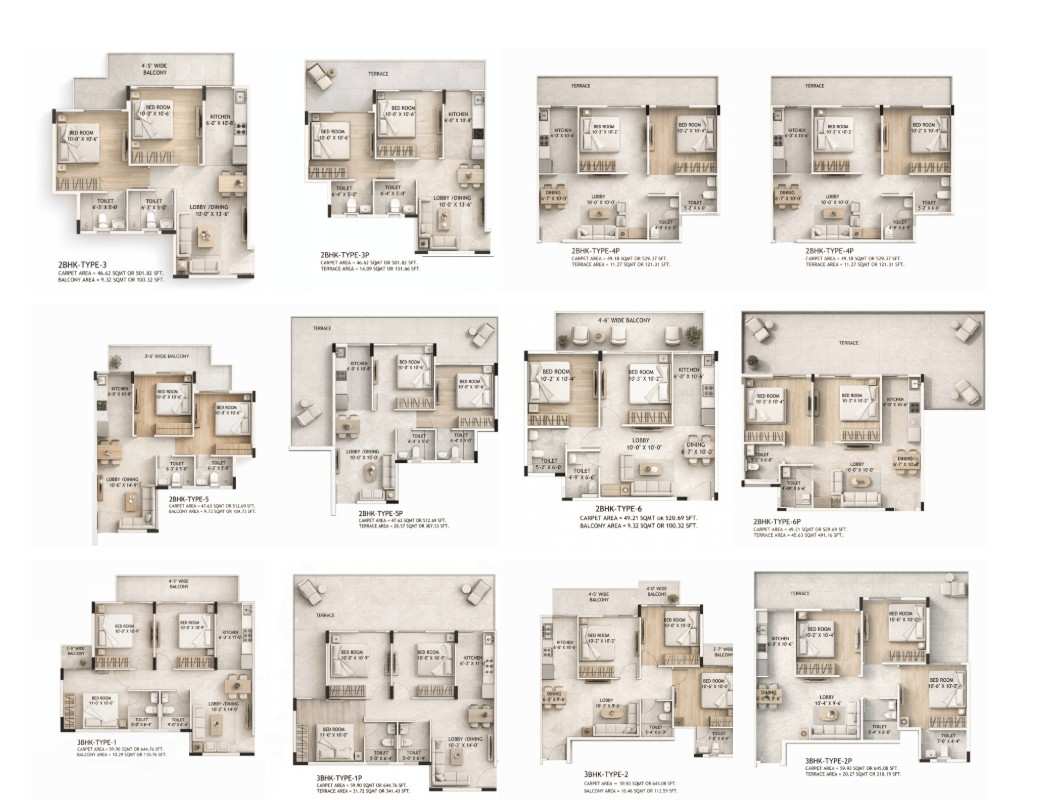 YCON Platinum Heights Affordable Housing Sector 3 Pataudi: 2 & 3 BHK Flats From ₹26.64 Lakh, Price List, Amenities, HARERA Details