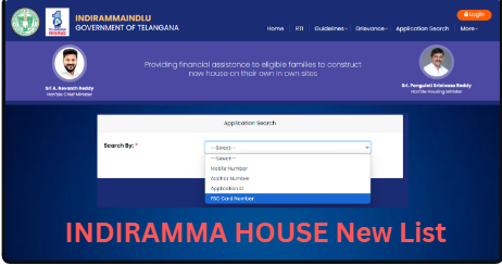 Indiramma House Scheme Search